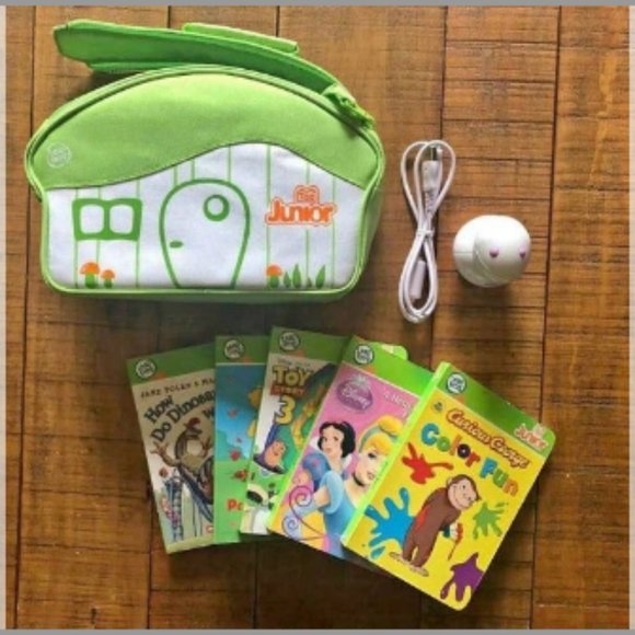 Leapfrog Tag Jr Leap Reader USB  Books Case Complete Bundle - Picture 12 of 15